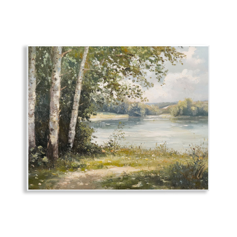 «Place To Relax Lake View», plaque murale par Petal Prints Design