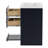 24.5" Single Bathroom Vanity With Cultured Marble Top-661373475-661373474