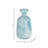 Glass, 12"H Bottle Vase, Teal