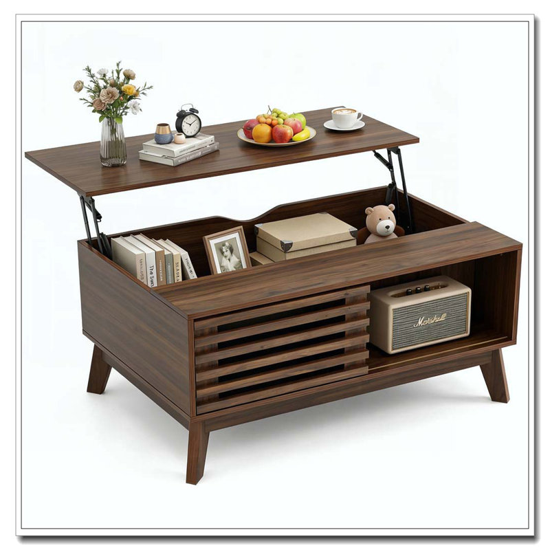 Latitude Run® Lift Top Coffee Table with Storage | Wayfair