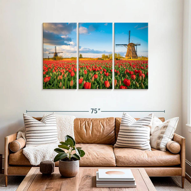 Two Dutch Windmills