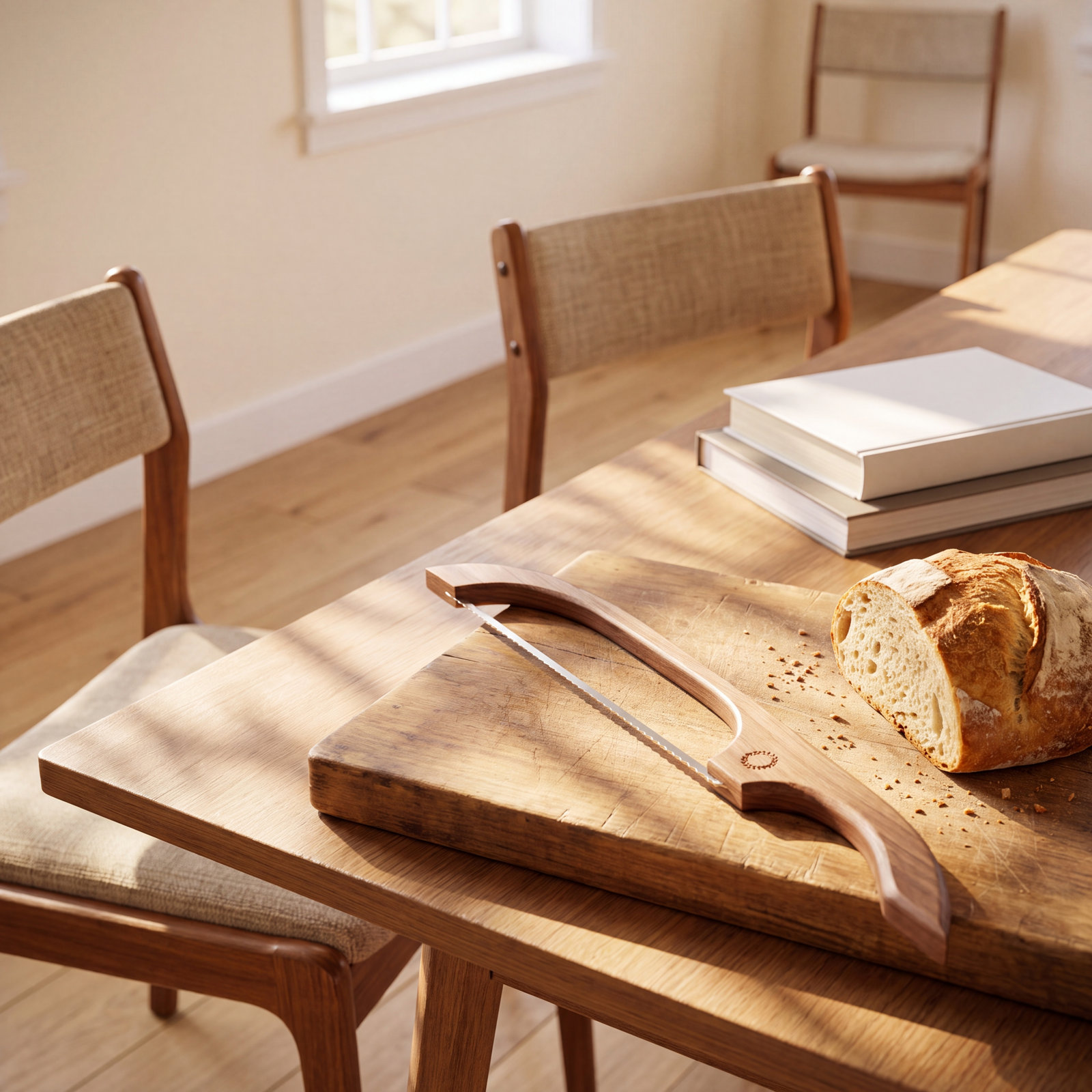 Pantry Bread Knife, Walnut
