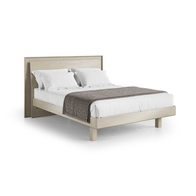 Kava Queen Bed, Washed Oak
