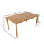 Table de salle à manger moderne scandinave-351590901