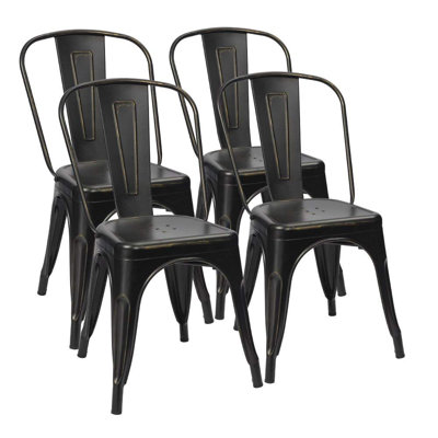Lilian 18.1'' H Metal Stacking Side Chair