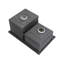 Outdoor Double Bowl Drop-In Stainless Steel Sink With Workstation