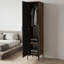 Armoire simple avec miroir 16 po Aurelia