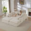 Canapé moderne en nuage de chenille, librement combinable, confortable pour s'asseoir-1322794539