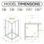 Cabine de douche d'angle 36 po x 36 po x 72 po avec portes coulissantes doubles, verre trempé givré de 1/4 po avec film de sécurité, largeur réglable et conception imperméable, noir mat