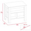 Îlot de cuisine, quatre pieds, trois tablettes-2078773801-2078773806