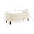 Upholstered Tufted Button Storage Bench With Nails Trim,Entryway Living Room Soft Padded Seat With Armrest,Bed Bench -Navy-1360847244