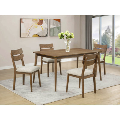 Table de salle à manger rectangulaire contemporaine 1pc
