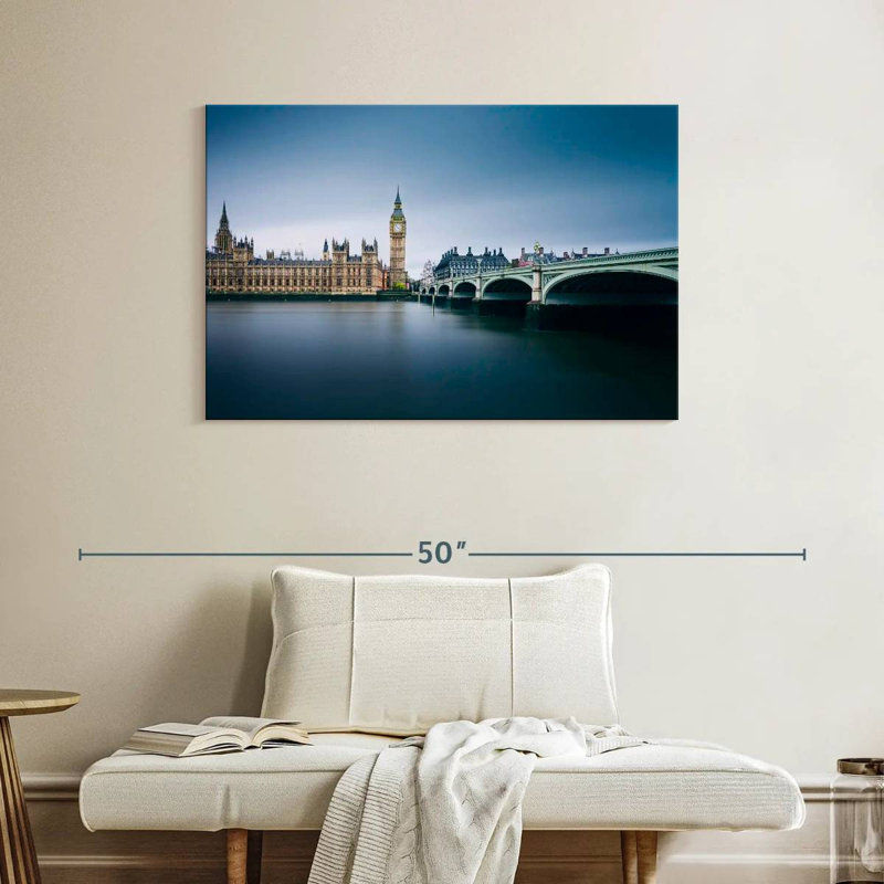 Nicci London Riverside Blue Hour, H 26 po x l 39 po