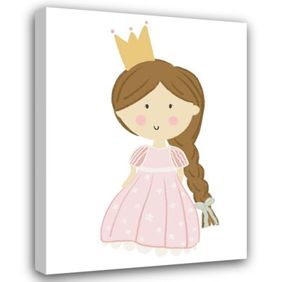 ArtDirect Griggs, Katie Gallery Wrapped Canvas Art Titled: Pink Princess