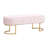 Bama Soft Velvet Bench with Golden Legs-1110111065