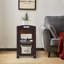 Caddis Upholstered Bench with Shoe Storage