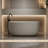 51'' Freestanding Orange Solid Surface Soaking Bathtub, To Stains, Comfortable Bathing Bathtub Made Of Surface, Non - Permeable, Spacious Design