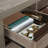 L-Shaped Desk With With Two Drawers