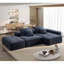 Canapé modulaire surdimensionné moderne avec repose-pieds-1080531083
