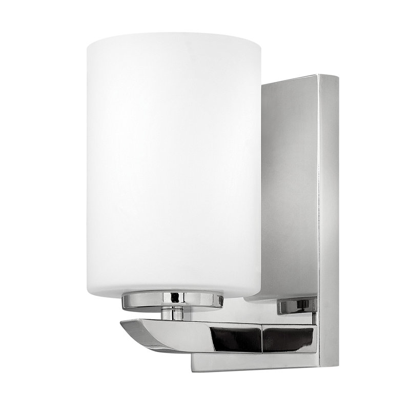 Helix Single Light Bath Vanity, Polished Nickel