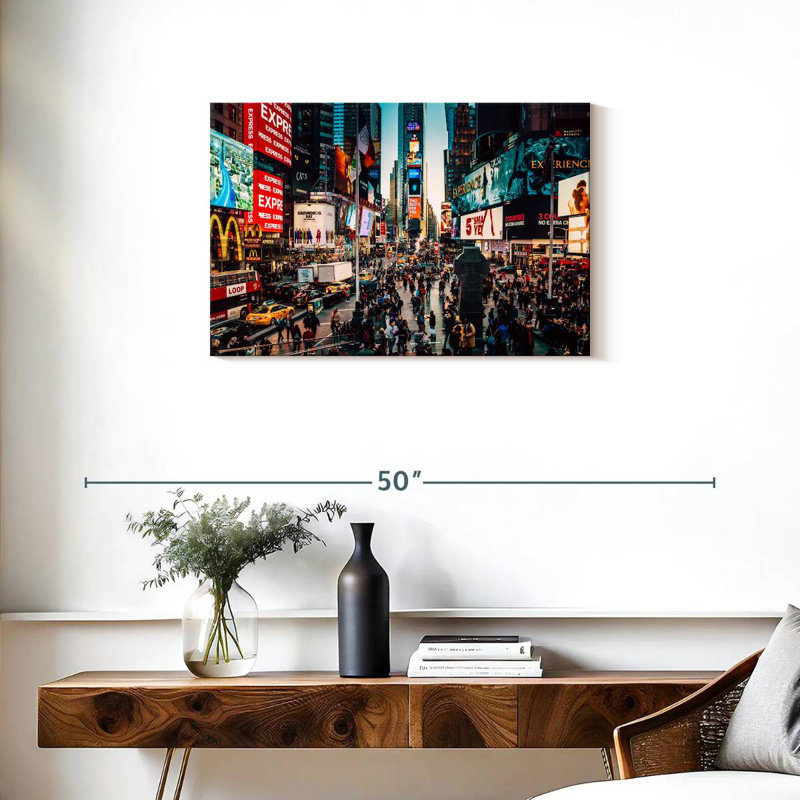 Ravi Iconic Times Square, 20" H x 30" W