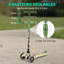 HURSC23RT - Mini scooter Kurtboard avec roues à DEL Hurtle