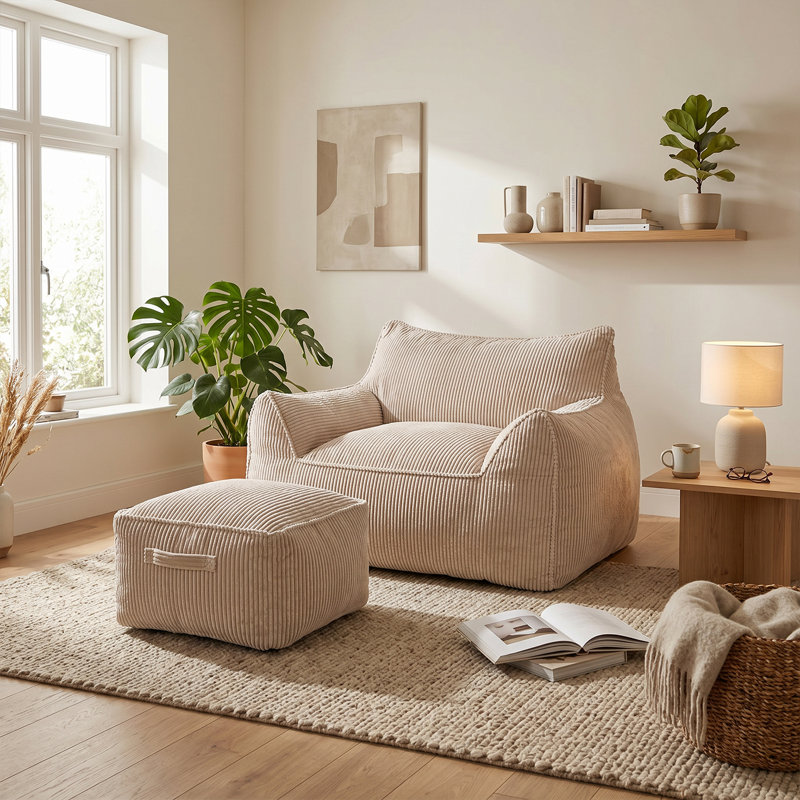 Corduroy Bean Bag Set