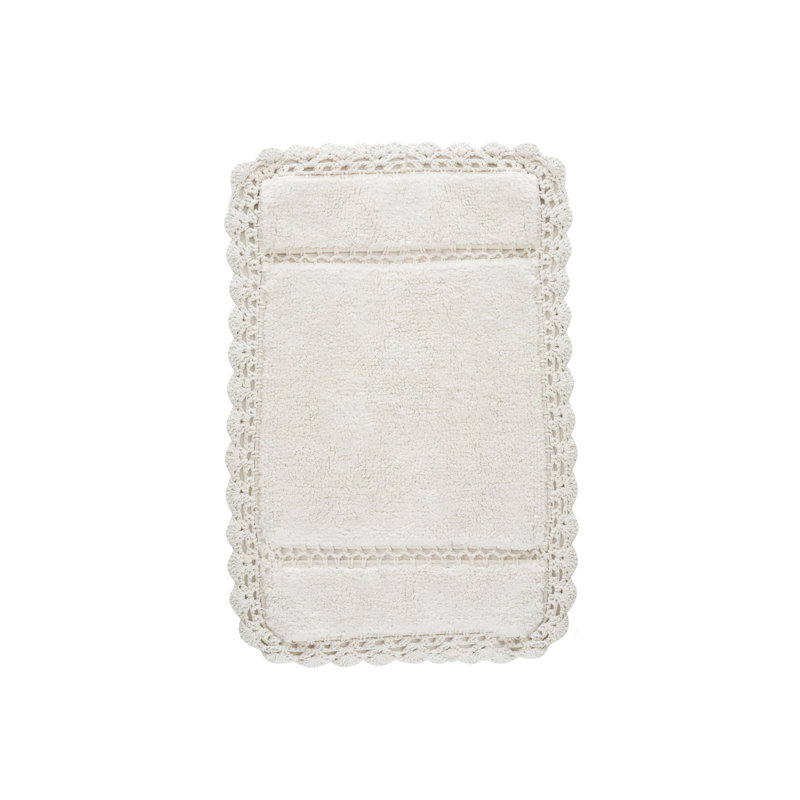Meaghan Bath Rug, Ecru