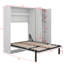 Lit escamotable avec casiers et armoires escamotables-1788612666