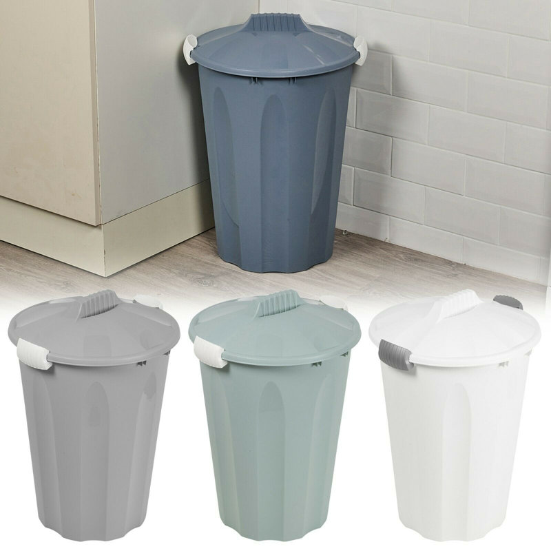 Shelmerdine 40 Litre Rubbish Bin, Grey