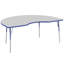 Table d'activité 48 "x 72" avec moulures en T et pieds réglables-39310983-99077991