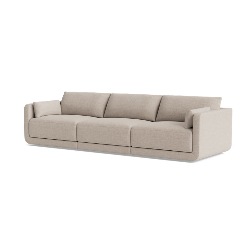 Eva Modular Sofa, Performance Weave - Natural