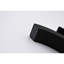 Robinet cascade à poignée simple pour salle de bain - Noir mat, bec rectangulaire, acier inoxydable, contrôle facile du robinet noir, fait d'acier