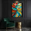«Watercolor Abstract 74», art mural sur toile brune-1286975471