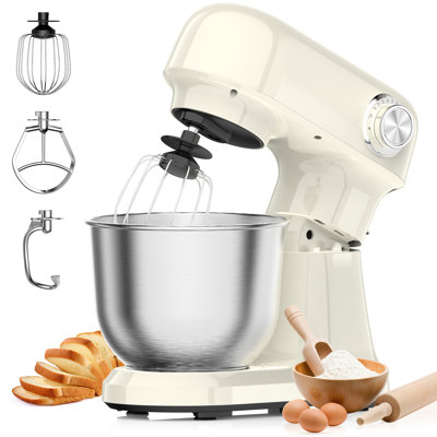 5-quart 12-speed Tilt-head Stand Mixer With Bowl, Whisk, Dough Hook & Beater