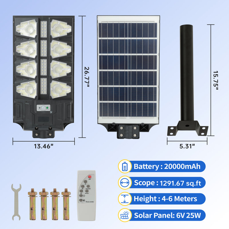 Lampadaire solaire