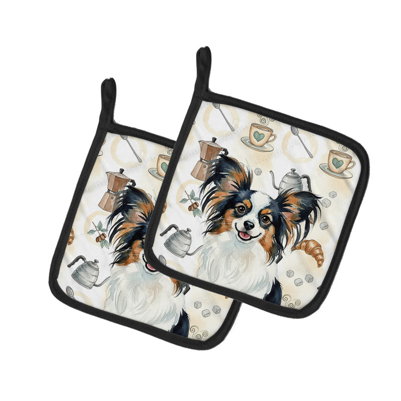 Paire de cafetières Tricoilor Papillon