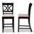Esfira Upholstered Counter Stool with Solid Wood Frame-430874418