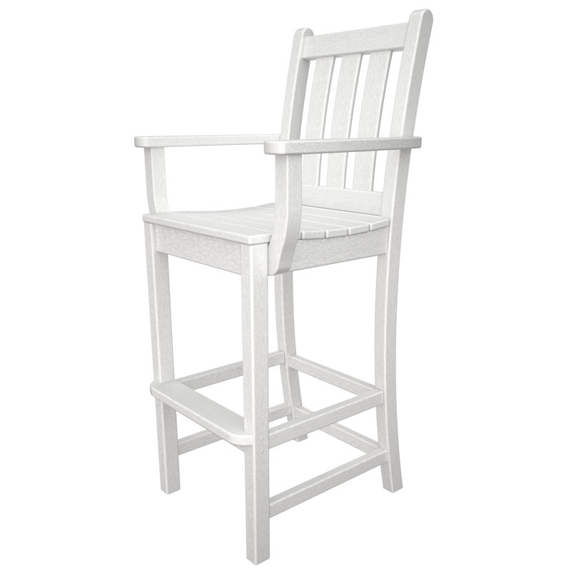 Chaise de bar Lakeside POLYWOOD, Blanc