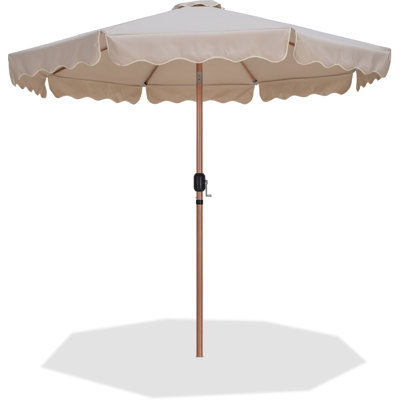 Amalfi With Piping Fabric Patio Umbrellas
