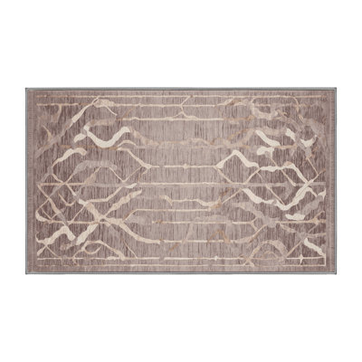 Machine Washable Gray Area Rug