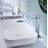 Waterfall Spout Bathroom Sink Single Handle Faucet With Pop-Up Drain (No Overflow)