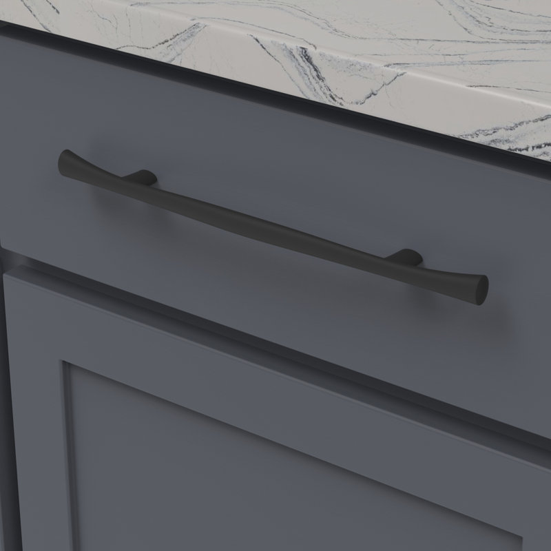 Olivet 12" Center to Center Arch Pull, Satin Nickel, 12"