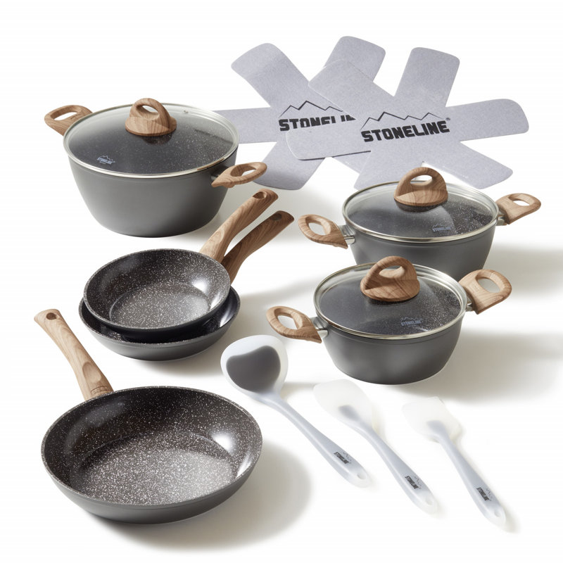 14 - Piece Non-Stick Aluminum Cookware Set