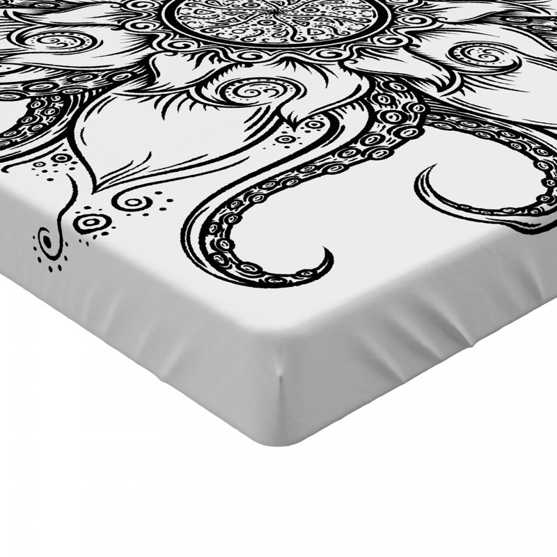 Microfiber Fitted Sheet, Full Fitted Sheet, Black