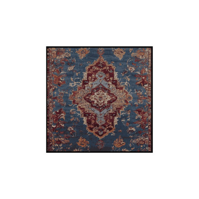 Machine Washable Black Area Rug
