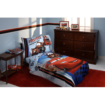 Fastest Team Reversible Toddler Bedding Set