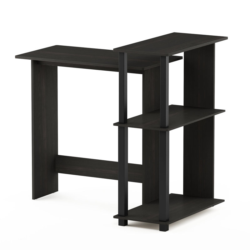 Bureau en coin Anselmo, Espresso / Noir