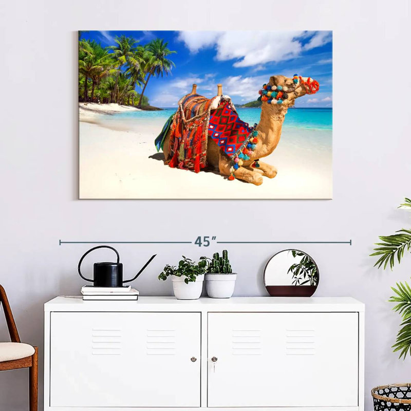 Beach Camel, 26" H x 39" W