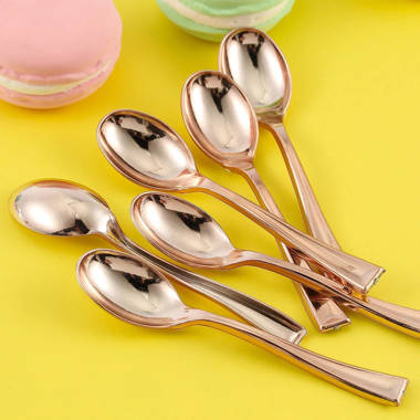 https://assets.wfcdn.com/im/69420013/resize-h380-w380%5Ecompr-r70/2132/213279358/Gold+Mini+Plastic+Disposable+Spoons+4.5%22.jpg
